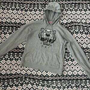 Kenzo Heather Gray Hoodie